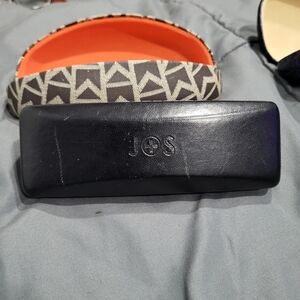 J+S eyeglasses/sunglasses black case (unisex)